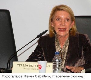 Intervención de Dña. Teresa Blat Gimeno, Presidenta de UNAF