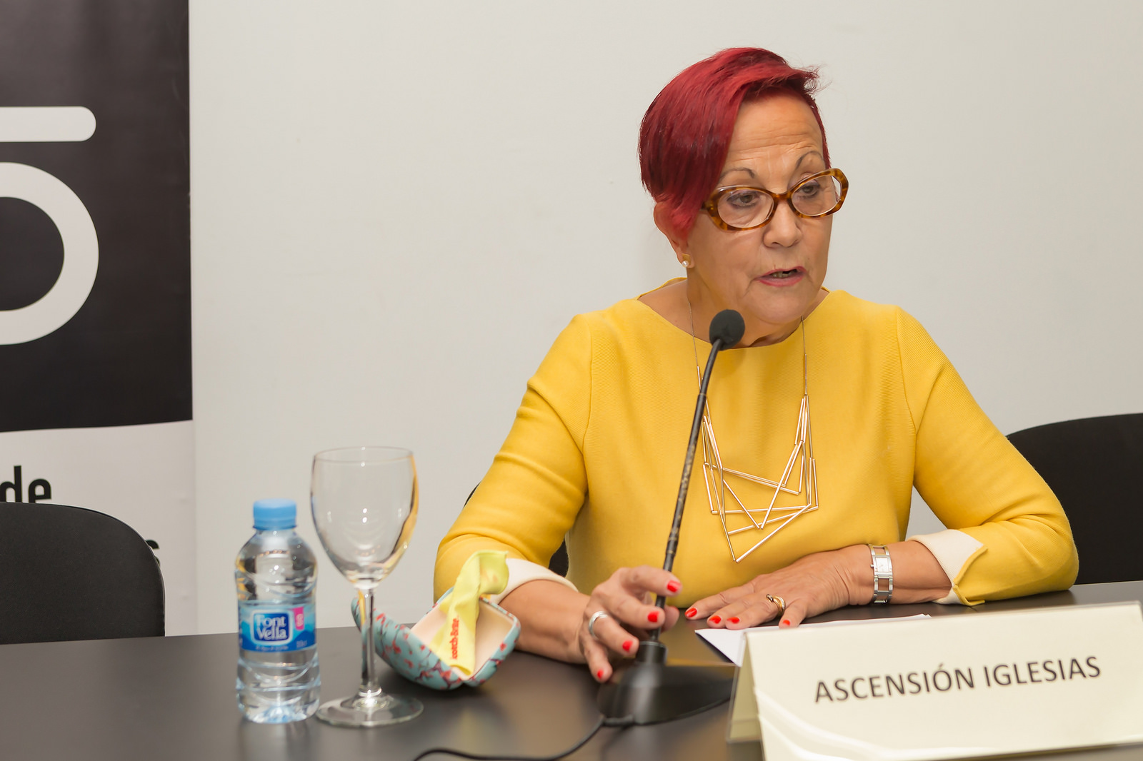 La presidenta d UNAF Ascensión Iglesias en la Jornada Mediación Educativa para transformar la convivencia. Foto: José F. García / imagenenaccion.org