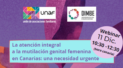 Webinar La atención integral a la mutilación genital femenina en Canarias: una necesidad urgente