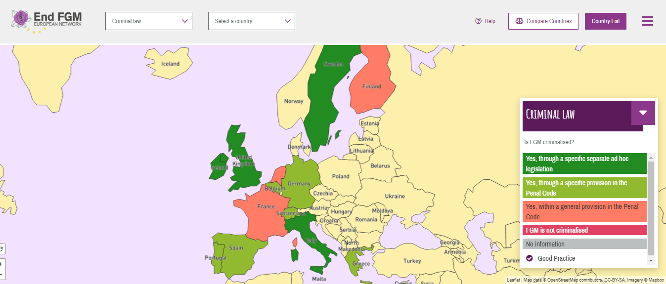 UNAF contribuye al primer Mapa Interactivo sobre mutilación genital femenina en Europa