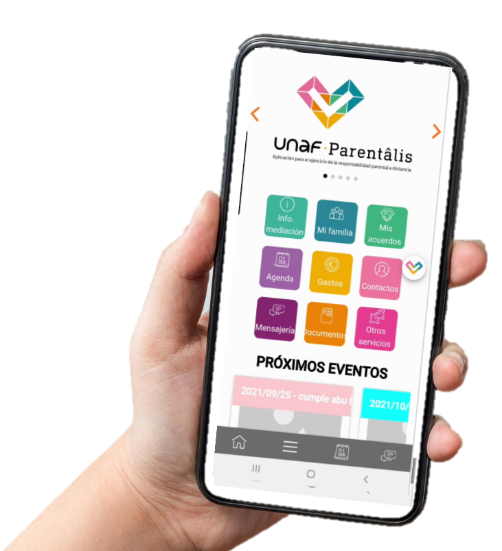 UNAF Parentâlis, la nueva aplicación para facilitar la coparentalidad