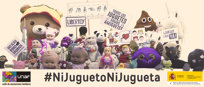 UNAF presenta la campaña ‘NI JUGUETO, NI JUGUETA’ para concienciar sobre regalar juguetes sin caer en estereotipos de género