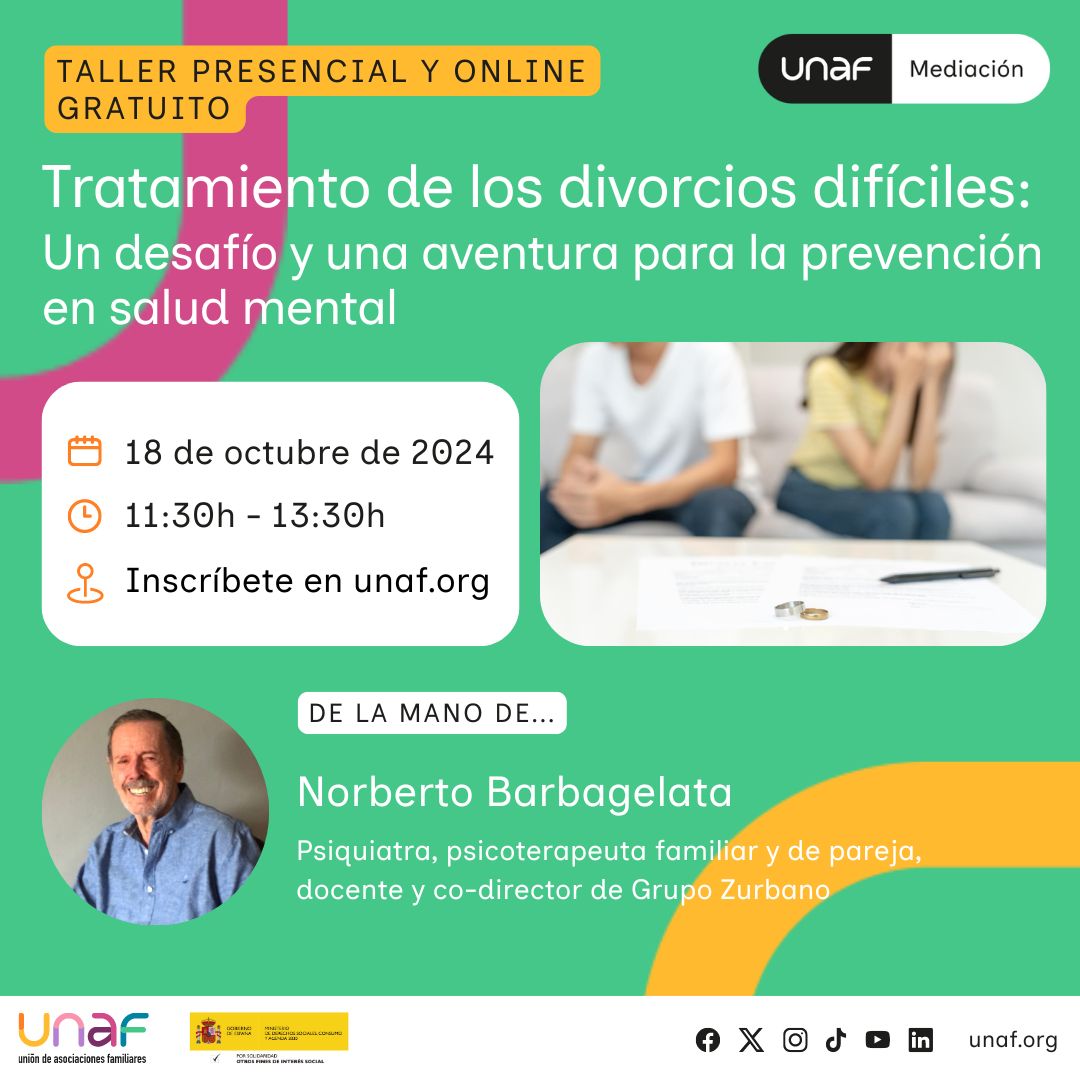 Tratamiento de los divorcios difíciles: un desafío y una aventura para la prevención en salud mental