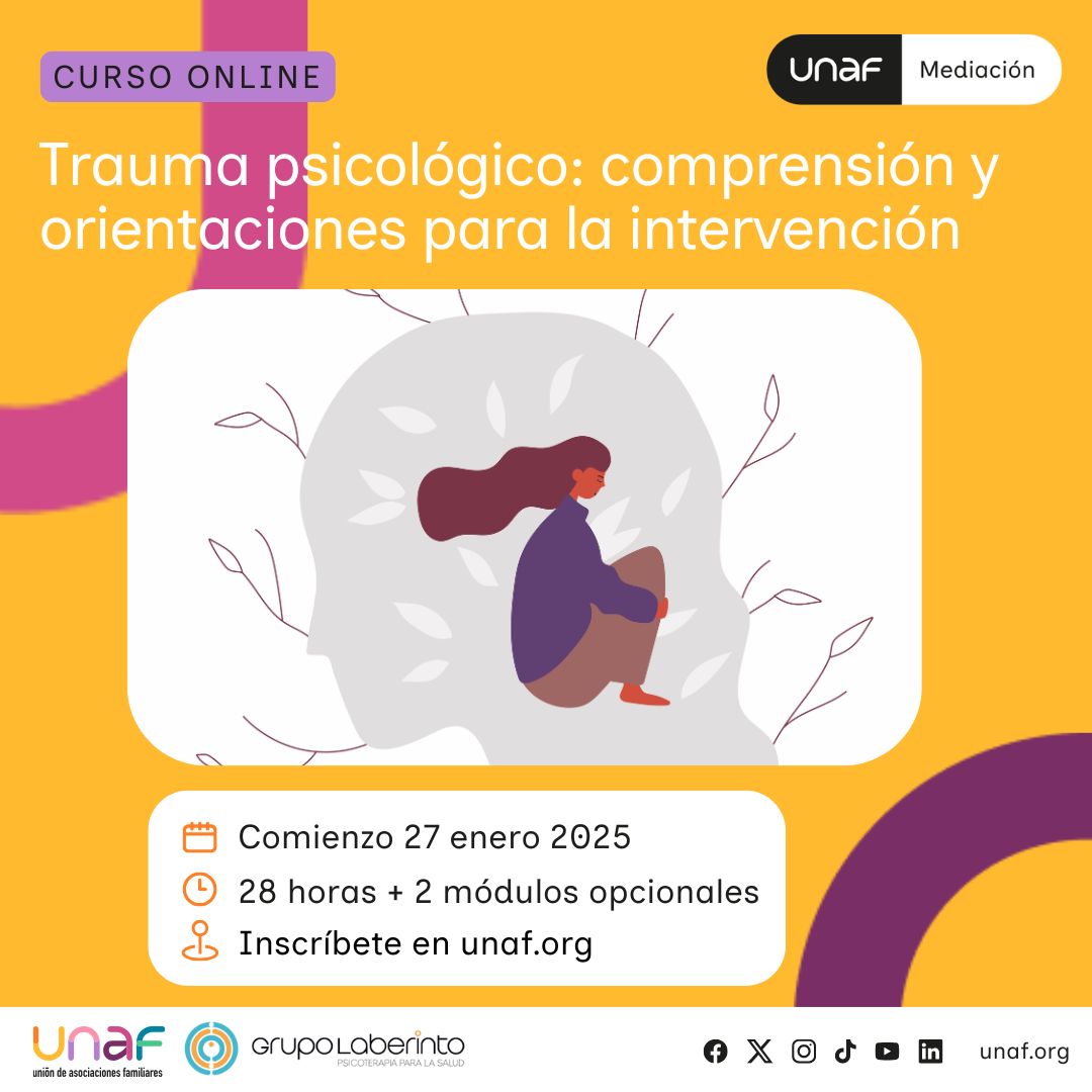 Curso online Trauma psicológico: comprensión y orientaciones para la intervención