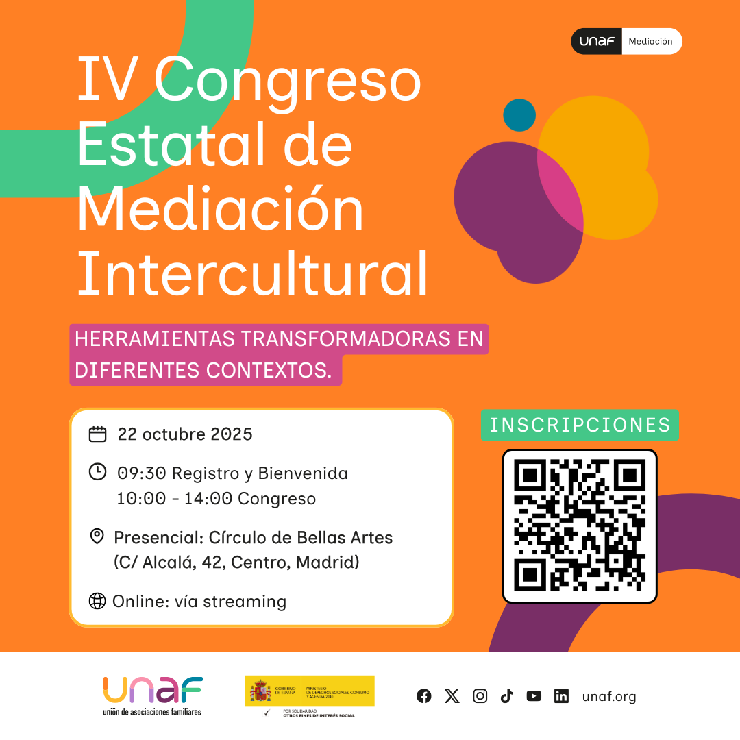 IV Congreso Estatal de Mediación Intercultural: Herramientas transformadoras en diferentes contextos
