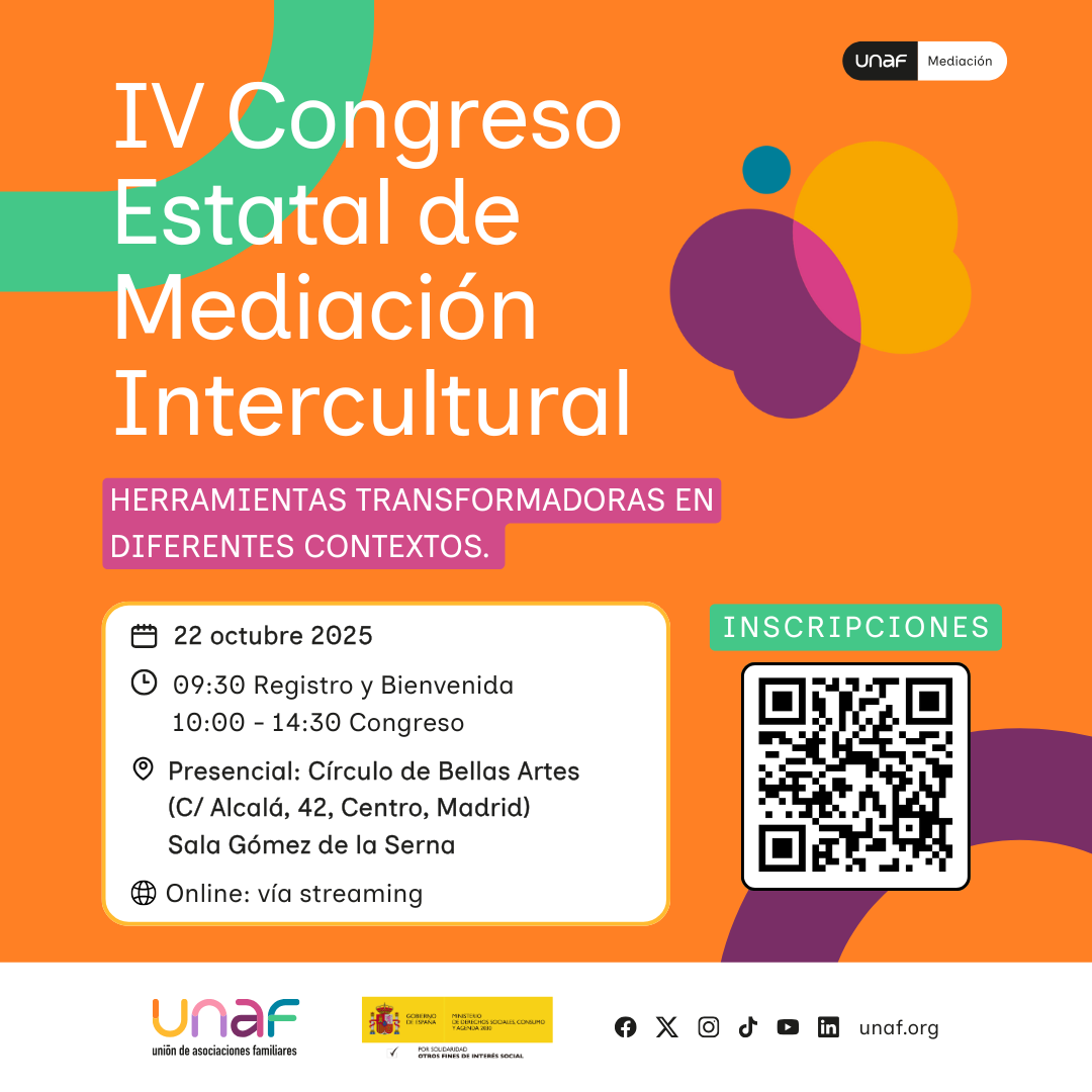 IV Congreso Estatal de Mediación Intercultural: Herramientas transformadoras en diferentes contextos