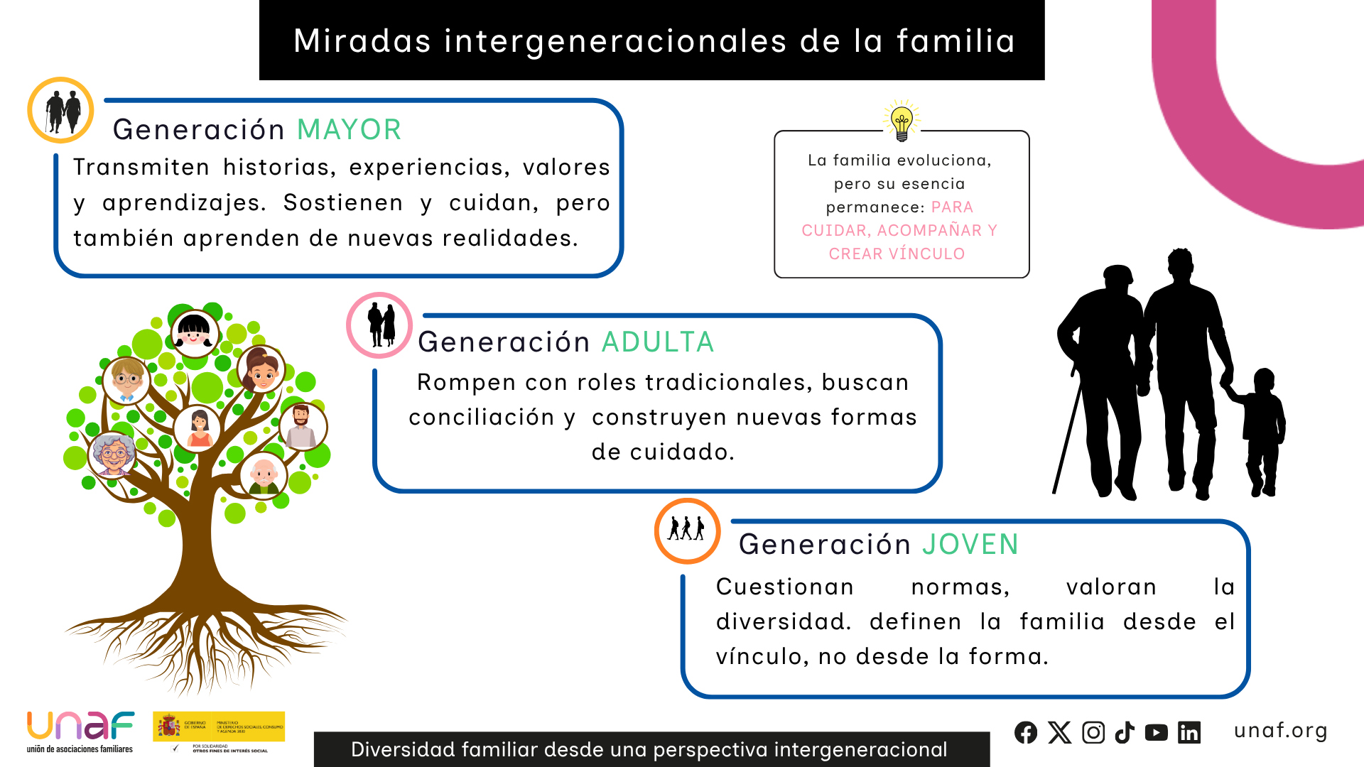 Miradas intergeneracionales de la familia