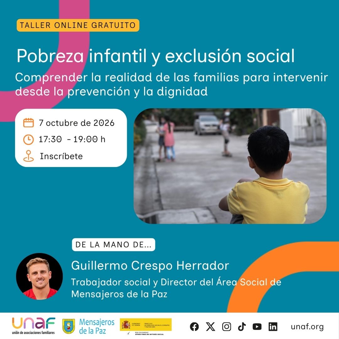 Pobreza infantil y exclusión social: comprender la realidad de las familias para intervenir desde la prevención y la dignidad