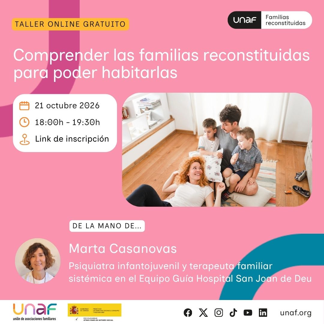 Comprender las familias reconstituidas para poder habitarlas